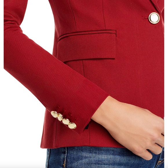 DEREK LAM 10 CROSBY Allie Single Breasted Blazer, Merlot, Size 16, Like-new! - Picture 14 of 15